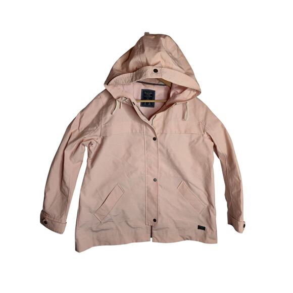 Abercrombie & Fitch Pink Waterproof Wind Resistant Jacket Women's XL - Picture 2 of 11